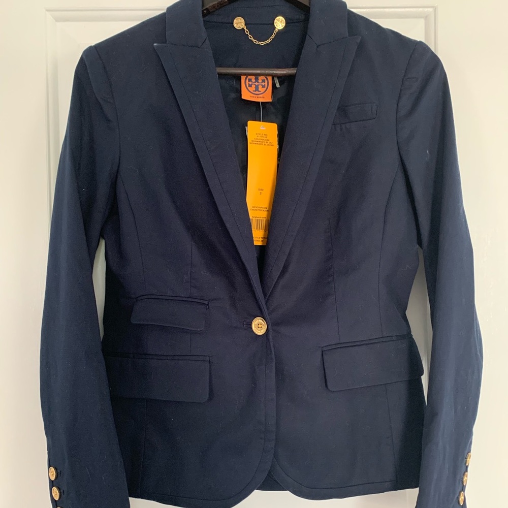 Tory Burch navy blazer